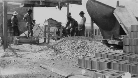 what year did concret distribution boxes start beibg used|A Brief History of Concrete in the United States.